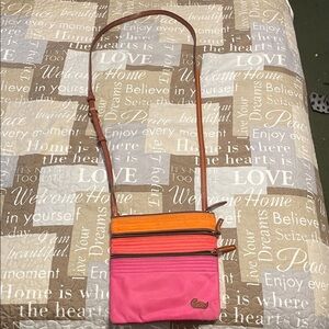 Dooney & Bourke Colorful ombré Crossbody Bag